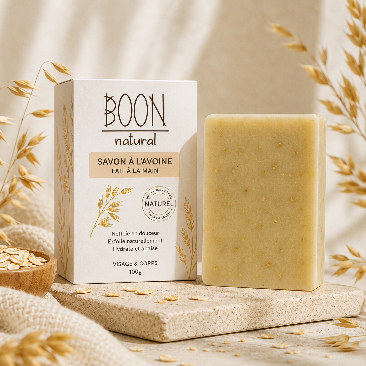 Savon à l'Avoine Peau sensible